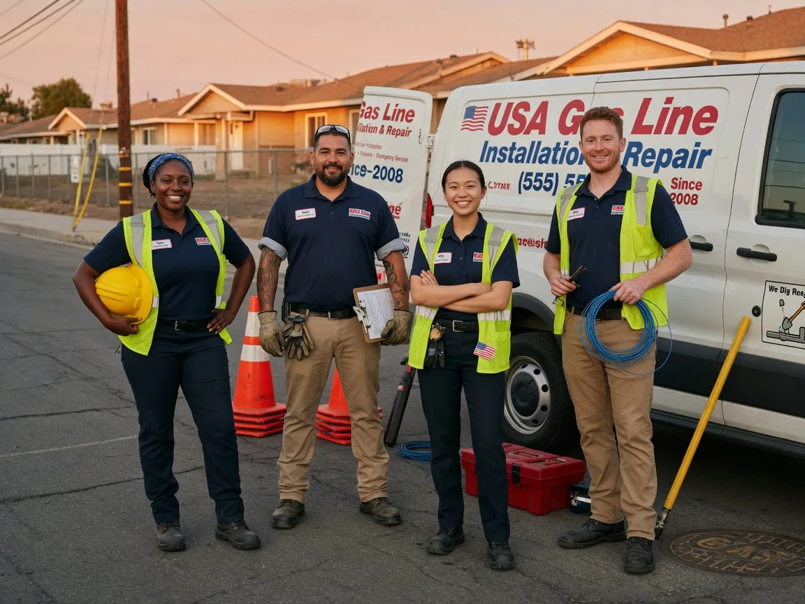 Gas Line Installation company in Cade, LA